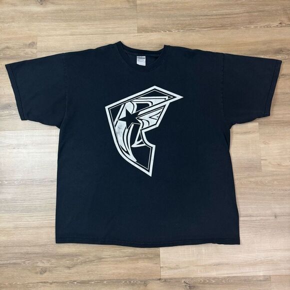 Ruff Ryders Famous Stars And Straps Shirt Men's 2XL Black Streetwear Y2K Rap - Picture 1 of 5